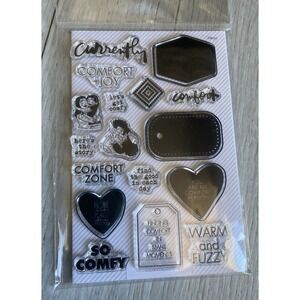 Ali Edwards Story Stamps Comfort Document Life Journaling Scrapbooking Clear New